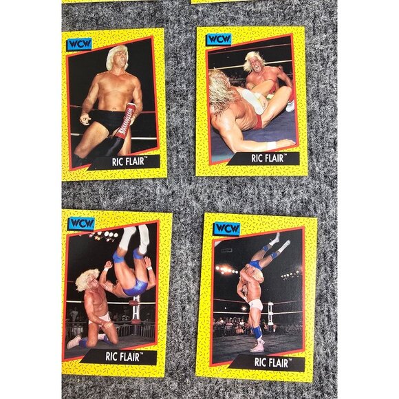 WCW 1991 Ric Flair Trading Card Set Licensed By Turner - Picture 5 of 7